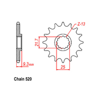 RK Front Sprocket 15T for Kawasaki KLX230 S/KLX230G 2022