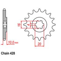 RK Front Sprocket 14T 31-HY0-14