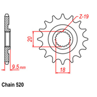 RK Front Sprocket 13T 31-KS6-13