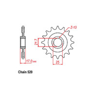 RK Front Sprocket 16T for Honda NC750X 2016-2021