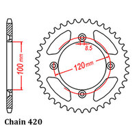 RK Rear Sprocket 49 Tooth 32-02B-49