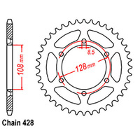 RK Rear Sprocket 54 Tooth 32-08G-54