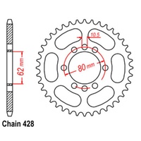 RK Rear Sprocket 49 Tooth 32-10V-49