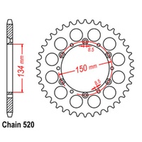RK 42T Rear Sprocket for Kawasaki KDX200 1997