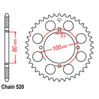 RK 39T Rear Sprocket for Gas Gas TXT Pro 280 2004-2007