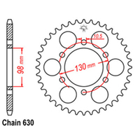 RK 35T Rear Sprocket for Kawasaki Z1B 900 1975