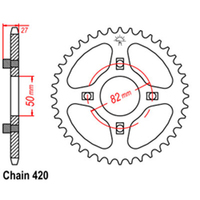 RK 36T Rear Sprocket for Honda TRX70 1986-1987