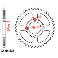 RK Rear Sprocket 33 Tooth 32-183-33