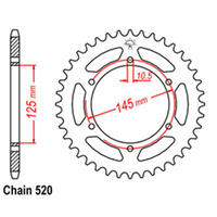 RK Rear Sprocket 45 Tooth 32-1M1-45