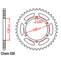 RK 47T Rear Sprocket for Yamaha XJ600 Seca 1992-1997