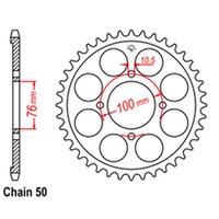 RK Rear Sprocket 46 Tooth 32-21A-46