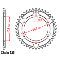 RK Rear Sprocket 44 Tooth 32-3VD-44