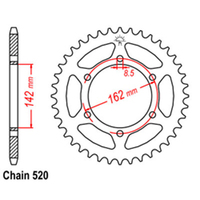 RK Rear Sprocket 48 Tooth 32-400-48