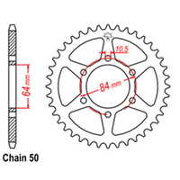 RK Rear Sprocket 45 Tooth 32-440-45