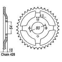 RK 51T Rear Sprocket for Yamaha AG100/AG100F 2015-2016