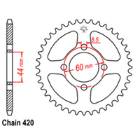 RK Rear Sprocket 41 Tooth 32-492-41