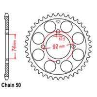 RK Rear Sprocket 39 Tooth 32-4L0-39