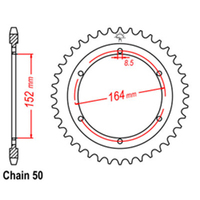 RK Rear Sprocket 42 Tooth 32-500-42