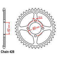 RK Rear Sprocket 49 Tooth 32-5HP-49
