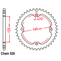 RK Rear Sprocket 40 Tooth 32-5TG-40