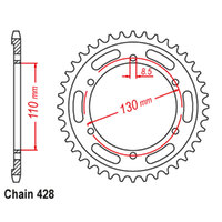 RK 46T Rear Sprocket for Yamaha YZFR15 v3/YZF155 2020-2022