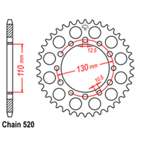 RK Rear Sprocket 44 Tooth 32-K32-44