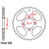 RK Rear Sprocket 42 Tooth 32-KPP-42