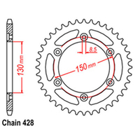 RK Rear Sprocket 52 Tooth 32-KY1-52
