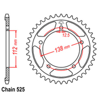 RK 43T Rear Sprocket for Honda CB650FL 2016-2020