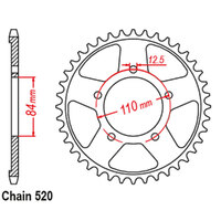 RK Rear Sprocket 40 Tooth 32-MKG-40