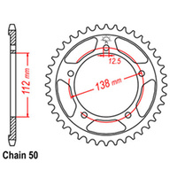 RK 41T Rear Sprocket for Honda CBF1000 2006-2007