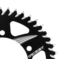 Vortex Alloy Black 40T Rear Sprocket for Kawasaki GPZ500 EX500 1987-1989