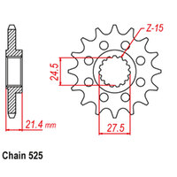 RK Front Sprocket 16T for Aprilia SHIVER 900 2020