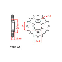 RK Front Sprocket 13T for Husqvarna TE511 2011-2012