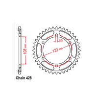 RK Rear Sprocket 60 Tooth 42-A07-60