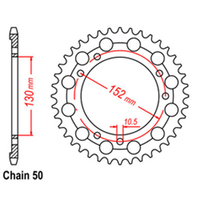RK Rear Sprocket 46 Tooth 42-C02-46