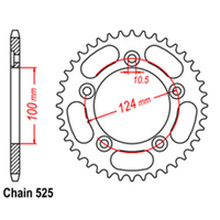 RK Rear Sprocket 39 Tooth 42-D05-39