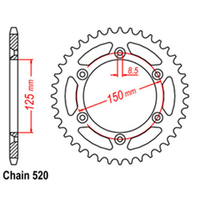 RK 40T Rear Sprocket for Husaberg FE350 2013-2014