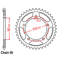 RK Rear Sprocket 40 Tooth 42-T01-40