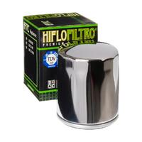 Hiflo Chrome Oil Filter for Harley 1745 Fat Boy 107/FLFB 2018-2020
