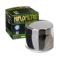 Hiflo Chrome Oil Filter for Harley 1340 FXE Series 1982-1983