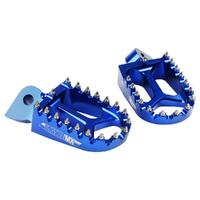 SMX Blue Alloy Forged Footpegs for Gas Gas EC250 4T 2011-2013