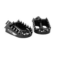 SMX Black Alloy Forged Footpegs for Yamaha YZ85LW 19/16 2002-2019