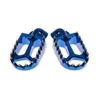 SMX Blue Alloy Forged Footpegs for Husaberg FC450 2005-2006