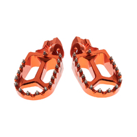 SMX Orange Alloy Forged Footpegs for KTM 300 EXC tpi Six Days 2022