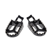 SMX Black Alloy Forged Footpegs for KTM 300 EXC (2T) 2024