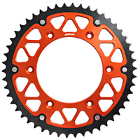 States MX Fusion Orange 49T Rear Sprocket for KTM 350 SXF 2018-2022