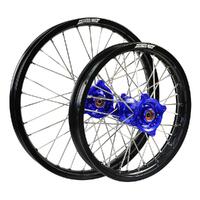 States MX Black/Blue Wheel Set for Husqvarna TC 85 2014-2024 (17/14) - 70-WSH-10