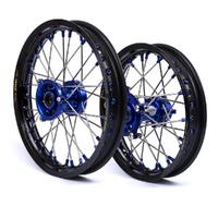 States MX Black/Blue Wheel Set for KTM 50 SX Factory Ed 2023 (12/10)