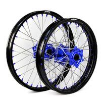 States MX Black/Blue Wheel Set for Kawasaki KX250X/KX252D 2022 (21/19)